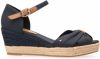 Tommy Hilfiger Basic Open Toe Mid Wedge sleehakken donkerblauw online kopen