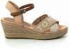 Tommy Hilfiger Groene Sandalen Tommy Webbing Low Wedge online kopen