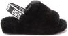 Ugg Fluff Yeah slipper met logo voor Dames in White,, Other online kopen