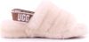 Ugg Fluff Yeah slipper met logo voor Dames in White,, Other online kopen