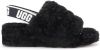 Ugg Fluff Yeah slipper met logo voor Dames in White,, Other online kopen