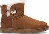 Ugg W Mini Bailey Button Bling Suede Snow Boots , Bruin, Dames online kopen