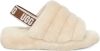 Ugg Fluff Yeah slipper met logo voor Dames in White,, Other online kopen