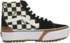 Vans Zapatillas Sk8 Hi Stacked Cuadros , Zwart, Dames online kopen