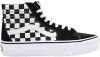 Vans Sneakers UA SK8 Hi Platform 2.0 Checkerboard Zwart online kopen