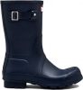 Hunter Regenlaarzen Boots Mens Original Short Blauw online kopen