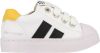 Shoesme SH21S010 A leren sneakers wit/geel online kopen