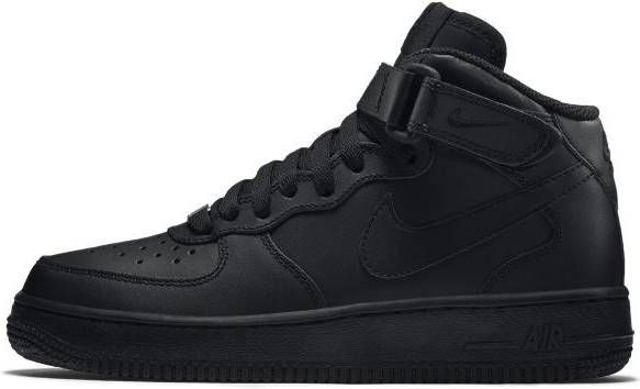 hoge zwarte nike air force