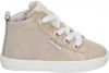 Develab 41362 hoge leren sneakers beige online kopen