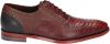 Floris van bommel SFM 30238 Dark Cognac G+ Wijdte Veterschoenen online kopen
