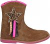Shoesme SI21W082 B leren cowboylaarzen bruin/roze online kopen
