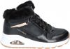 Skechers Uno Cozy On Air Black Rose Gold Veter boots online kopen