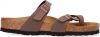 Birkenstock Slippers Mayari regular Birko Flor Nubuck Bruin online kopen