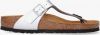 Birkenstock Slippers Gizeh regular Birko Flor Zilverkleurig online kopen