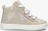 Develab 41362 hoge leren sneakers beige online kopen