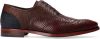 Floris van bommel SFM 30238 Dark Cognac G+ Wijdte Veterschoenen online kopen