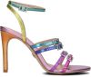 Kurt Geiger Pierra sandalette van leer met metallic finish online kopen