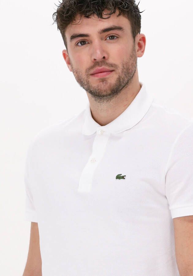 Lacoste Slim Fit Polo shirt Korte mouw wit, Effen online kopen