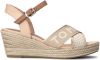 Tommy Hilfiger Groene Sandalen Tommy Webbing Low Wedge online kopen