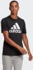 Adidas T shirt Essentials Big Logo Zwart/Wit online kopen