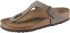 Birkenstock Gizeh Birko Flor Nubuck Sandals , Grijs, Dames online kopen