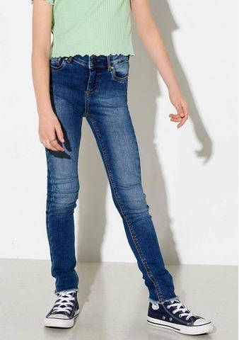 Only Kids Konblush Skinny RAW Jeans 1303 Noos Medium Blue Denim | Freewear Jeans online kopen