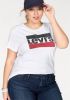 Levi's Plus Perfect Tee T shirt met logo wit/rood/donkerblauw online kopen