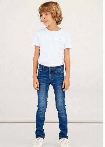 Name It Stretch jeans Binnenin met camouflagekleurige print online kopen