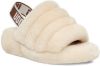 Ugg Fluff Yeah slipper met logo voor Dames in White,, Other online kopen