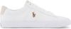Ralph Lauren Sayer sneaker van canvas met su&#xE8, de details online kopen