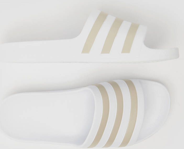 Adidas Performance Adilette Aqua badslippers wit/goud online kopen