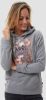 VANS hoodie met printopdruk grijs melange online kopen