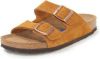 Birkenstock Arizona Soft Footbed Suede Leather Sandals , Bruin, Heren online kopen