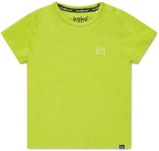 Koko Noko ! Jongens Shirt Korte Mouw -- Lime Katoen/elasthan online kopen