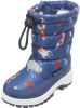 Playshoes Outer Space snowboots ruimtevaart blauw online kopen