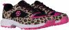 Brabo Hockeyschoenen klittenband junior leopard pink online kopen