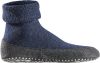 Falke Cosyshoes Pantoffels Anti Slip Sok Lichtgrijs/Middengrijs online kopen