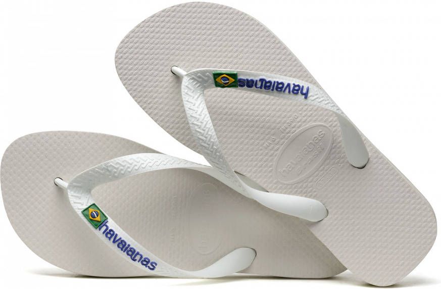 Havaianas Slippers Brasil Logo 4110850.0001.M19 Wit-43/44 maat 43/44 -  Vindjeschoen.nl