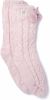 Ugg Pom halfhoge sokken met fleece voering voor Dames in Pink, Acrylmix online kopen