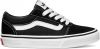 Vans Ward Suede/Canvas Dames Sneakers Black/White Maat 40 online kopen