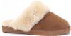 Warmbat Pantoffel Fls3210 25 Cognac Ladies Slipper Flurry Suede online kopen