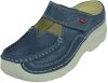 Klompen Wolky 06227 Roll Slipper 15820 denim nubuck online kopen