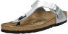 Birkenstock Slippers Gizeh regular Birko Flor Zilverkleurig online kopen