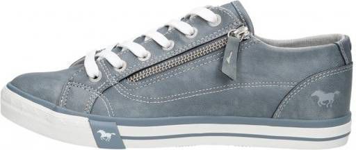 Mustang Dames Veterschoenen Blauw - Vindjeschoen.nl