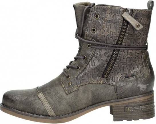 Mustang Shoes Hoge veterschoenen met rits aan de binnenkant 1293517/307 -  Vergelijk prijzen