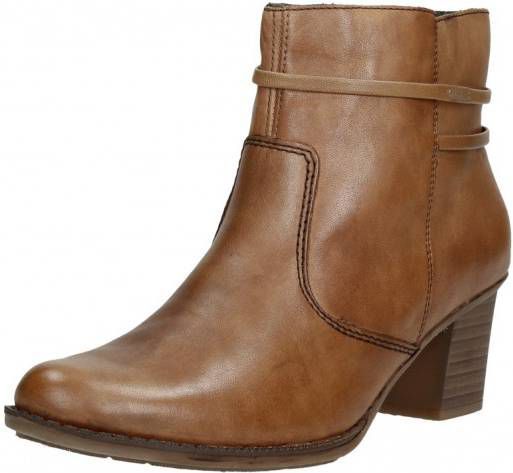 Rieker Enkellaars Dames Bruin/Cognac - Schoenen.nl