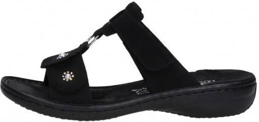 Rieker Dames Slippers Zwart - Vindjeschoen.nl