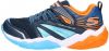 Skechers S-Lights Klittenbandschoen Jongens Blauw/Oranje online kopen