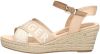 Tommy Hilfiger Groene Sandalen Tommy Webbing Low Wedge online kopen