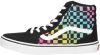 Vans Filmore Hi Trippy Checkerboard Veterboot Meisjes Zwart/Multi online kopen